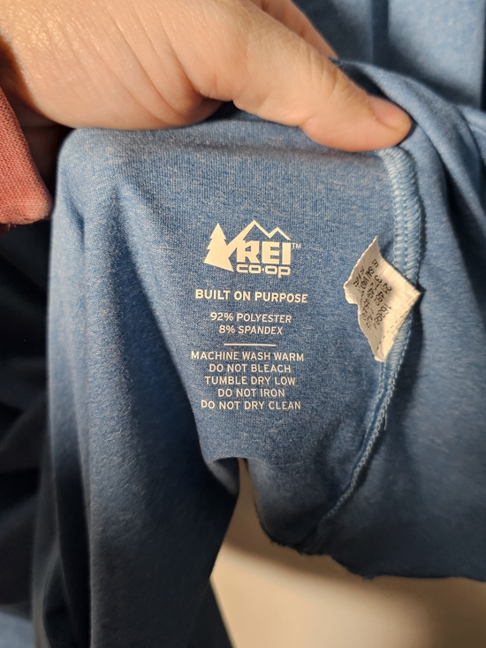 REI Blue Women's Short-Sleeve Performance Tee - Picture 5 of 6